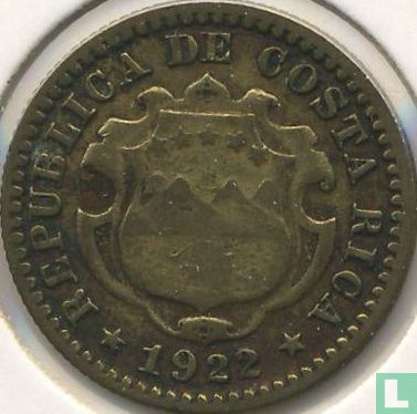 Costa Rica 10 centimos 1922 - Afbeelding 1
