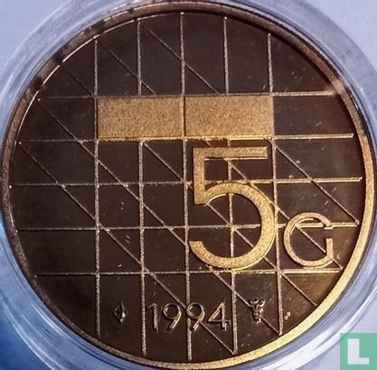Nederland 5 gulden 1994 (PROOF) - Afbeelding 1