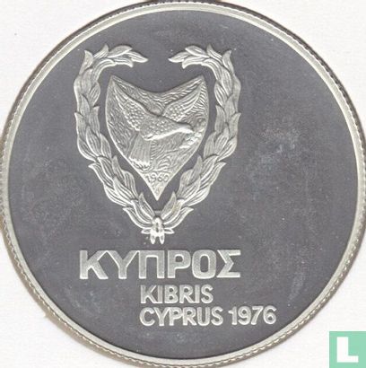 Cyprus 500 mils 1976 (PROOF) "2nd anniversary Turkish Invasion of Northern Cyprus" - Afbeelding 1