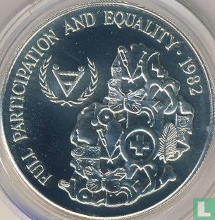 Mauritius 25 rupee 1982 "International Year of Disabled Persons" - Afbeelding 1