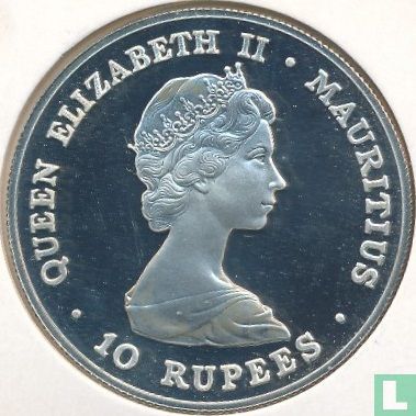 Mauritius 10 rupee 1981 (PROOF) "Royal Wedding of Prince Charles and Lady Diana" - Afbeelding 2