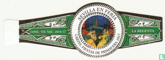 Sevilla en Feria - Cartel Fiestas de Primavera 1917 - Image 1