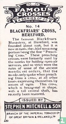 Blackfriars' Cross, Hereford - Afbeelding 2