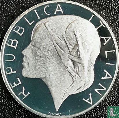Italy 200 lire 1989 (PROOF) "1990 Football World Cup in Italy" - Image 2