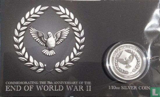 Australie 10 cents 2020 (coincard) "75th anniversary End of WWII" - Image 1