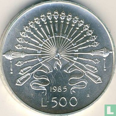 Italy 500 lire 1985 "200th anniversary Birth of Alessandro Manzoni" - Image 1