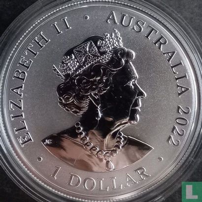 Australië 1 dollar 2022 "Dusky dolphin" - Afbeelding 1