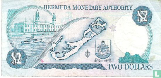 Bermuda 2 dollars 1989 - Afbeelding 2