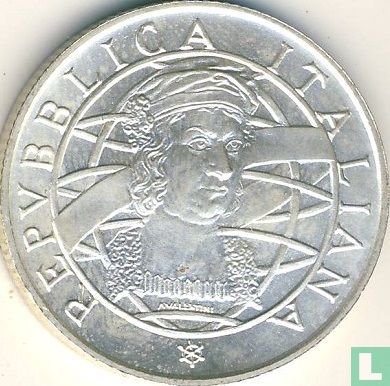 Italië 200 lire 1989 "Christopher Columbus - 500th anniversary Discovery of America" - Afbeelding 2