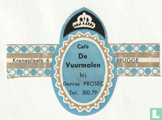 Café de Vuurmolen bij Denise PROSEC Tel 300.79 Kraneplaats 6 - Brugge - Afbeelding 1