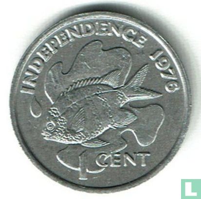 Seychelles 1 cent 1976 "Independence" - Image 1
