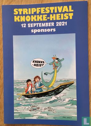 Stripfestival Knokke-Heist 12 september 2021 sponsors - Bild 1