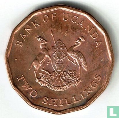 Uganda 2 shillings 1987 - Image 2