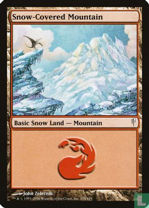 Snow-Covered Mountain - Afbeelding 1