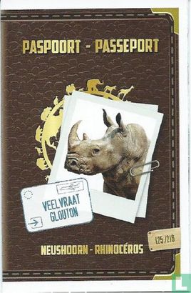 Neushoorn Paspoort / Rhinocéros Passeport - Bild 1