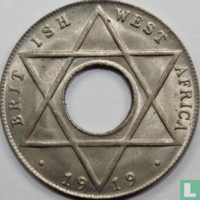 Afrique de l'Ouest britannique 1/10 penny 1919 (H) - Image 1