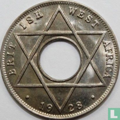 Afrique de l'Ouest britannique 1/10 penny 1928 (H) - Image 1