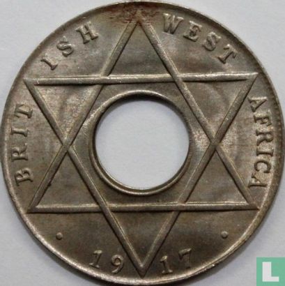 British West Africa 1/10 penny 1917 - Image 1