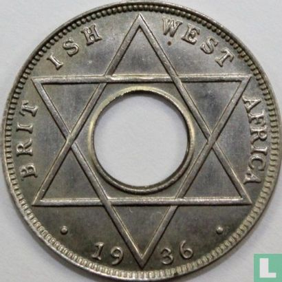 Britisch Westafrika 1/10 Penny 1936 (KN) - Bild 1