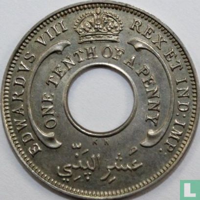 Britisch Westafrika 1/10 Penny 1936 (KN) - Bild 2