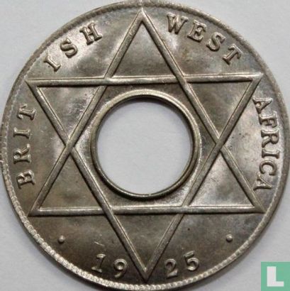 Afrique de l'Ouest britannique 1/10 penny 1925 (H) - Image 1