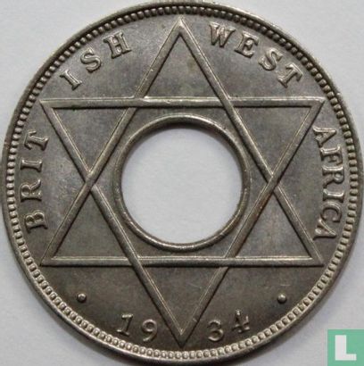 Brits-West-Afrika 1/10 penny 1934 - Afbeelding 1