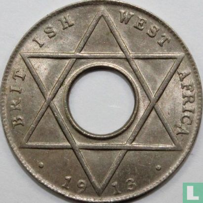 Afrique de l'Ouest britannique 1/10 penny 1913 (sans marque d'atelier) - Image 1