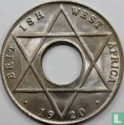 Afrique de l'Ouest britannique 1/10 penny 1920 (H) - Image 1