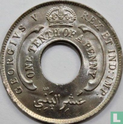 British West Africa 1/10 penny 1920 (H) - Image 2