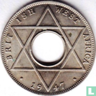 Afrique de l'Ouest britannique 1/10 penny 1947 (sans marque d'atelier) - Image 1