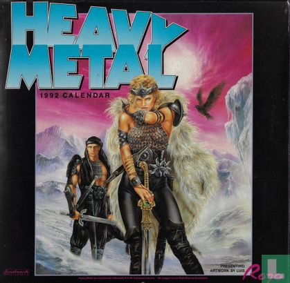 Heavy Metal 1992 Calendar - Image 1