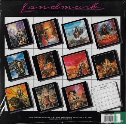 Heavy Metal 1992 Calendar - Image 2