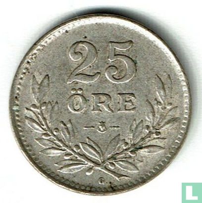 Zweden 25 öre 1941 (zilver) - Afbeelding 2