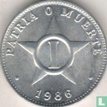 Cuba 1 centavo 1986 - Afbeelding 1