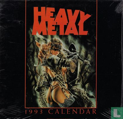 Heavy Metal 1993 Calendar - Image 1