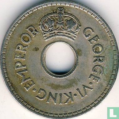 Fiji  1 penny 1945 - Afbeelding 2