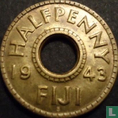 Fiji ½ penny 1943 - Afbeelding 1