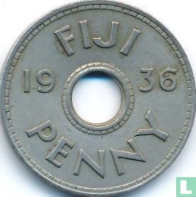 Fiji 1 penny 1936 (type 1) - Image 1