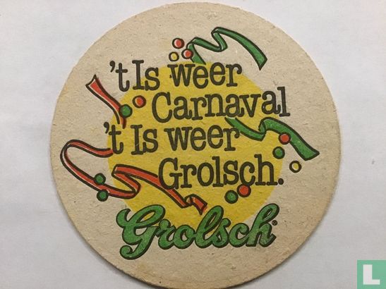 0077 Carnaval: 't is weer carnaval 't is weer Grolsch - Image 1