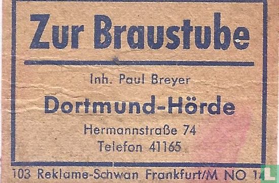 Zum Braustube - Paul Breyer