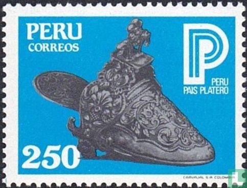 Chaussure argentée