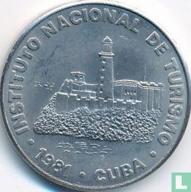Kuba 1 convertible Peso 1981 (INTUR) - Bild 1