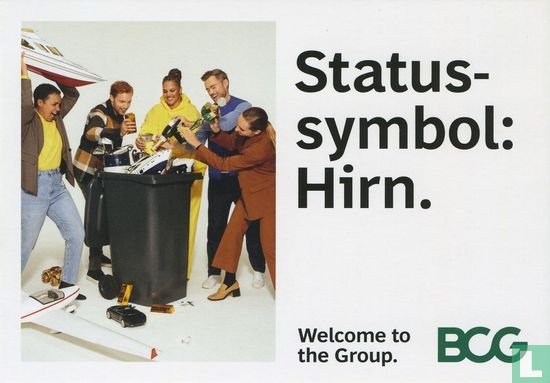 28851 - BCG "Statussymbol: Hirn." - Image 1