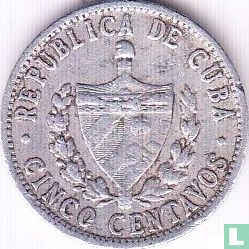 Cuba 5 centavos 1968 (type 1) - Image 2