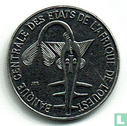 West-Afrikaanse Staten 1 franc 1991 - Afbeelding 2