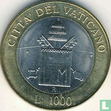 Vatikan 1000 Lire 2000 - Bild 2
