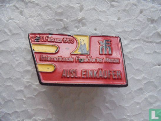 18-22 Februar 1963 Internationale Frankfurter Messe Einkäufer [geel/rood]
