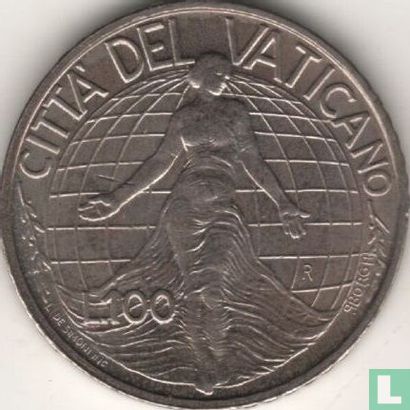 Vatikan 100 Lire 1998 - Bild 2