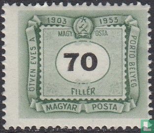 50 jaar portzegel - Afbeelding 1