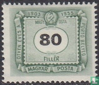 50 jaar portzegel